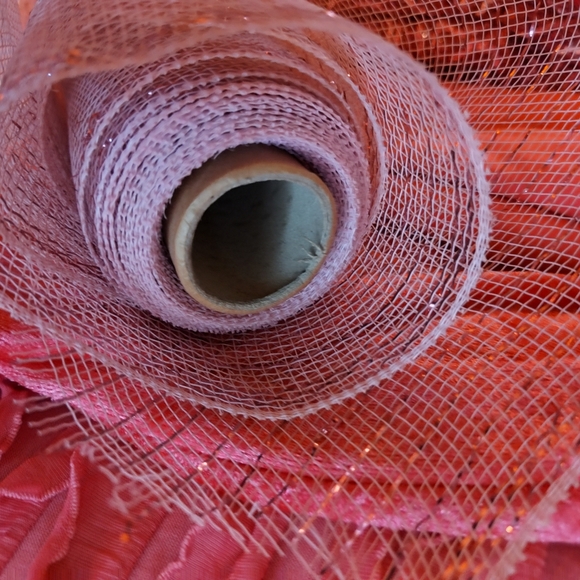 12.5+ Yards PINK Fabric Bundle Solids Stripes Textures Embellished Sewing Crafts - Picture 5 of 16